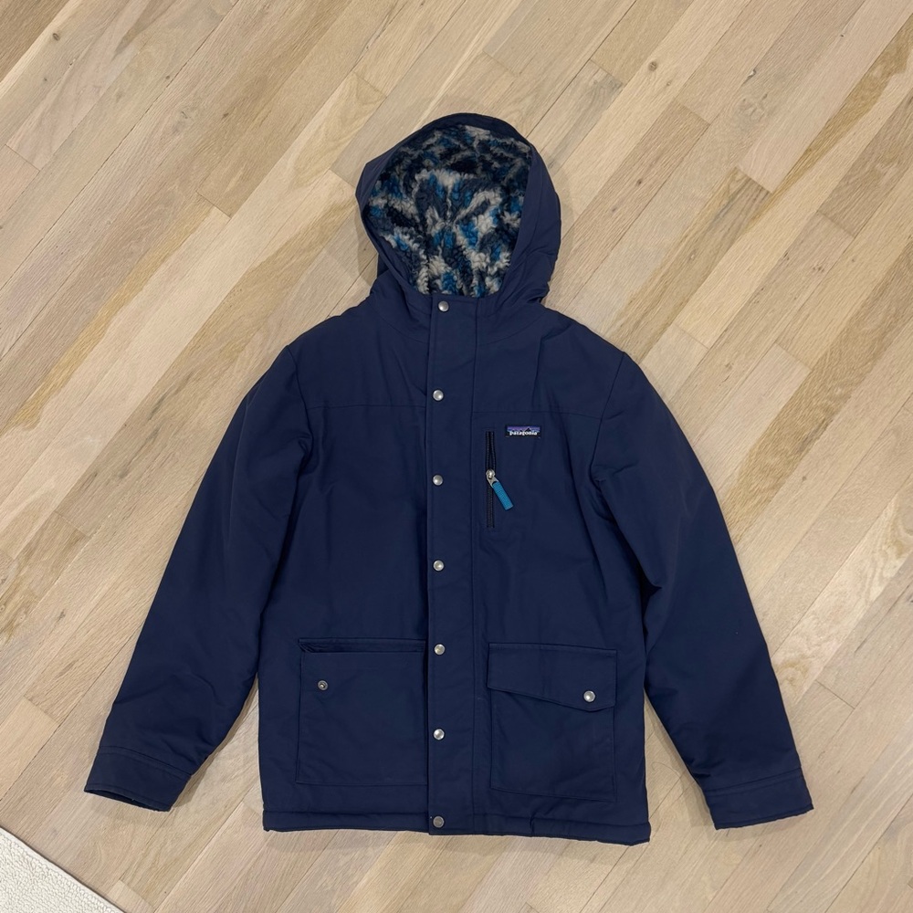 Patagonia Infurno Dark Blue Hooded Performance Jacket